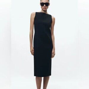 Zara Black Midi Dress